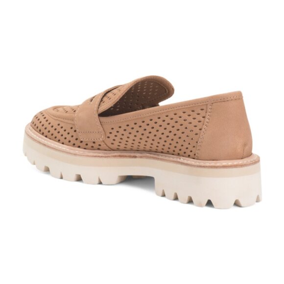 NEW DOLCE VITA Suede Malila Loafers for women in toffee 7253j2 - Picture 6 of 11